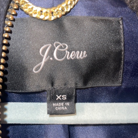 J.Crew Factory black teddy coat jacket size XS - Picture 4 of 5